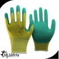 SRSAFETY à prix abordable / gants de travail à usage général / gants manuels en latex polyester 13 g